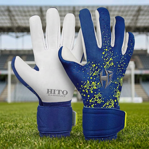 Gants de gardien de but de football pour jeunes, en latex allemand de 4 mm, rembourrés, personnalisables - Product Image 4