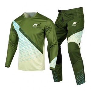 Ensemble de motocross de haute qualité, sur mesure, avec logo personnalisé, respirant, coupe-vent, anti-UV, séchage rapide, grande taille, 100% polyester - Product Image 1