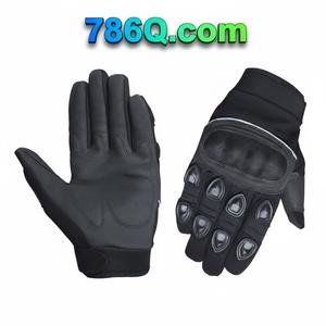 Moto Sport Sécurité Cuir Extérieur Respirant Moto Protection Des Mains Paume Sécurité Gants En Cuir Du Pakistan - Product Image 1