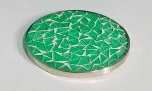 Handmade Indian Mosaic <b>Coaster</b> Newly Designed Shape Decorative <b>Table</b> <b>Coasters</b> 10x10cm 12mm Thickness for Home Decor Gifting - Product Image 3