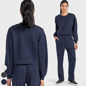 Sudadera de cuello redondo de algodón 100% de secado rápido de alta calidad para mujer Wearpex al por mayor, estilo urbano, manga larga personalizada - Product Image 4