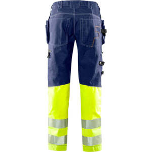 Pantalones de Trabajo de Alta Visibilidad, Resistentes, Reflectantes, con Bolsillos para Uso en Construcción, Servicio OEM Personalizado con Logotipo - Product Image 1