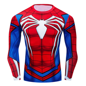 ODM Factory Direct High Quality Custom <b>Spiderman</b> Print Rashguards for Men Trending Digital Sublimated Rashguard Fortleo - Product Image 4