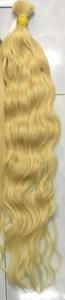 NATURAL HUMAN HAIR WITH CUTICLES INTACT BLONDE HAIR EXTENSIONS REMY VIRGIN HAIR - Product Image 5