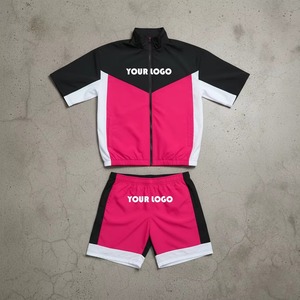 Custom 2026 <b>Men's</b> Windbreaker <b>Short</b> <b>Sets</b> Windbreaker <b>Shorts</b> <b>Set</b> <b>Men</b> Nylon <b>Men's</b> <b>Shorts</b> Windbreaker <b>Set</b> - Product Image 2