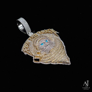 Colgante de Moissanita de Lujo Fabricado en India, Plata de Ley 925, Joyería Fina para Mujer, Regalo de Cumpleaños o Aniversario en Venta - Product Image 3