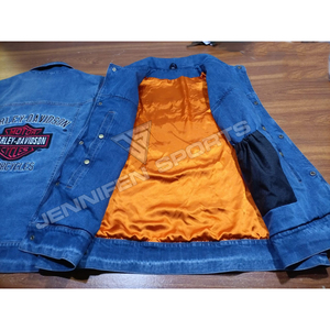 Chaleco de Mezclilla 100% Lavado al Ácido de Alta Calidad para Hombre, Talla Grande, Sin Mangas, Chaleco de Motocicleta con Calefacción para Invierno, Ropa Exterior Transpirable - Product Image 6