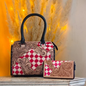 Bolsa de Viaje Ligera de Cuero Genuino Venus Leathers, para Mujeres y Chicas, Uso Diario - Product Image 3