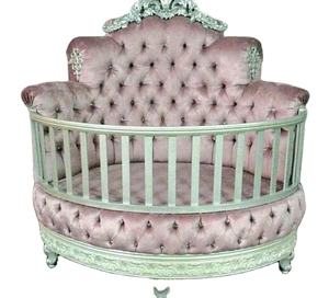 Cuna de bebé de diseño de lujo, muebles de cuna de madera de gran calidad, pedido personalizado de fábrica - Product Image 1