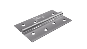 Charnière de meuble DKAY en acier inoxydable, 180 degrés, montage en surface, design minimaliste, durable, 4 trous par volet, composant de quincaillerie - Product Image 2