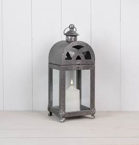 Lanterne décorative créative en métal galvanisé pour bougie pilier, style vintage, utilisation intérieure et extérieure, à prix avantageux - Product Image 5