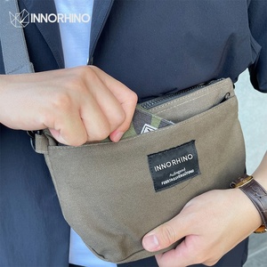 Innorhino กระเป๋าคาดเอวผ้าใบผ้าฝ้ายปรับแต่งได้พร้อมกระเป๋าด้านในมีซิป - Product Image 2