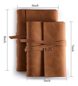 Funda Protectora de Cuero Personalizada para Cuaderno A5, Resistente a Olores, Recargable, Modelo LNBC-0099 - Product Image 4