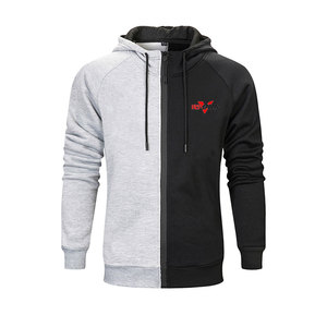 เสื้อฮู้ดซิปขายดีที่สุด บริการ OEM ราคาขายส่ง เสื้อฮู้ดซิป ผ้าฝ้าย 100% - Product Image 1