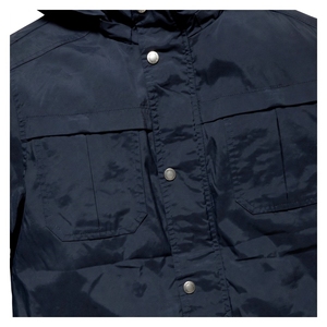 Veste parka coupe-vent à capuche en toile épaisse imperméable de haute qualité pour homme, logo personnalisé, vêtements de travail utilitaires, anorak - Product Image 6