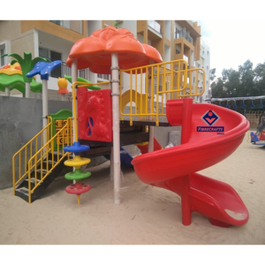 2026 <b>Outdoor</b> <b>Kids</b> Playground Equipment Plastic Slide <b>Climbing</b> <b>Frame</b> Garden Playset Modern Design India Made - Product Image 2