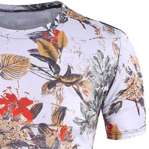 Camisetas de Cuello Redondo para Hombre, Sublimadas, con Logotipo Personalizado, Tejidas, 100% Algodón, Transpirables y de Secado Rápido, Ropa Casual Urbana - Product Image 4