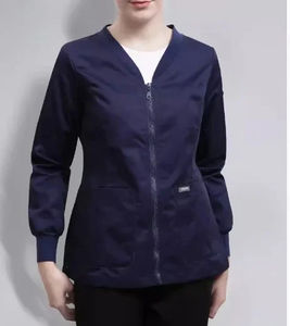 Blouse d'hiver chirurgicale en sergé de polyester à manches longues et épaisses pour infirmière et médecin, tenue de travail pour salle d'opération, vêtement de protection pour le lavage des mains - Product Image 5