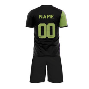 Custom Quick Dry Vertical Pinstripe <b>Raglan</b> Sleeve V-Neck 100% Polyester Football Soccer Uniform for Men Team Wear For Men's - Product Image 5