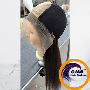 <b>Long</b> 180% Density Human Hair <b>Wigs</b> Average Size Cap | Natural Black Lace Front Glueless <b>Wig</b> - Product Image 6
