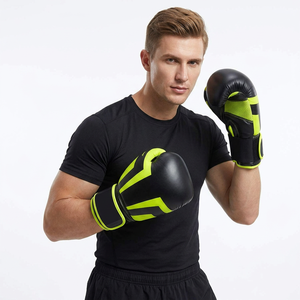 Gants de boxe en cuir personnalisés avec protection en mousse multicouche, 10oz, 12oz, 14oz, 16oz, directement de l'usine - Product Image 1
