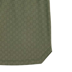 Men's Olive Green 100% Polyester Sports Bermuda Shorts Elastic Waist Mid Rise Reflective <b>Strips</b> Lightweight Breathable <b>Fabric</b> - Product Image 4
