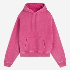 Sudadera con Capucha Personalizada con Lavado Ácido, 100% Algodón de Alto Gramaje, Estilo Oversize Vintage, Fabricante OEM - Product Image 1