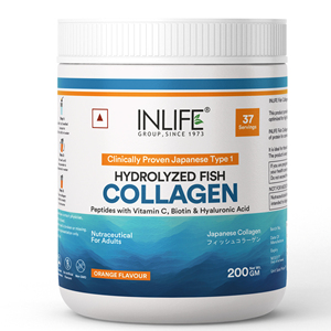 Collagène marin hydrolysé en poudre pour adultes, peptides de collagène avec vitamine C, biotine, acide hyaluronique, saveur myrtille, paquet de 200g - Product Image 4