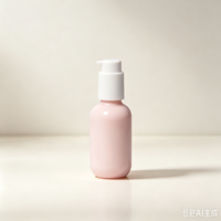 Xypackaging 300ml 10oz Bouteilles cosmétiques rondes en plastique PET noires vides avec pompe, prix de gros