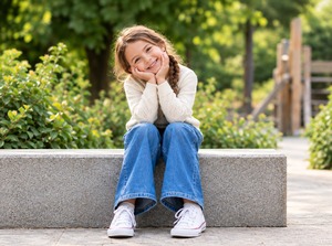 Jeans en denim délavé pour enfants, coupe large tendance, tissu doux et confortable, idéal pour le quotidien – Meilleures ventes - Product Image 5
