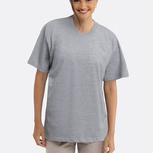 เสื้อยืดคอตตอนหนาน้ำหนักมากสำหรับผู้ชาย ทรงโอเวอร์ไซส์ ทรงหลวม - Product Image 1