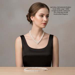 Collar de Perlas Naturales de Agua Dulce - Product Image 3