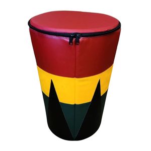 Mochila para tambor Djembe, bolsa de transporte de 8 pulgadas de diámetro x 10,63 pulgadas de longitud, bolsa multicolor diseñada para proteger y transportar - Product Image 2