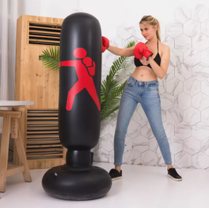 Saco de Boxeo de Alta Resistencia al Por Mayor, Saco de Boxeo de Cuero PU de Primera Calidad para Gimnasio en Casa, Gimnasio Comercial y Entrenamiento de Artes Marciales - Product Image 6
