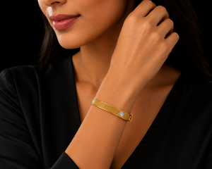 Classic Rose Gold Lab Grown Diamond Bracelet Women's Brilliant Cut EF/VS Color 14K Prong Set IGI Certified Everyday Wear Jewelry - Product Image 1