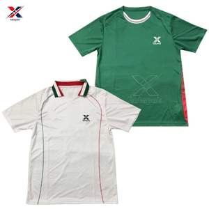 Maillots de sport courts à séchage rapide imprimés par transfert thermique 100 % polyester unisexe pour adultes, tenue officielle d'équipe, prix direct usine, OEM - Product Image 5