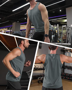 เสื้อกล้ามผู้ชาย UPF 50+ แห้งเร็ว สำหรับออกกำลังกายฤดูร้อน เล่นกีฬา ว่ายน้ำ ชายหาด เพาะกาย - Product Image 6