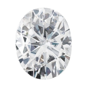 Gemver 1Ct à 9Ct Oval Cut Lab Grown Diamond Color DEFGH Clarity VVS SI IGI Certificate Loose Diamond CVD HPHT Polished - Product Image 1