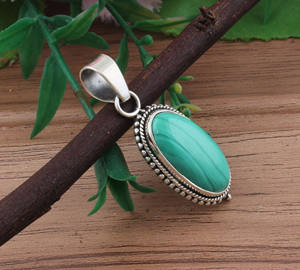 Collar de Joyería Fina Vintage con Dijes de Circonita, Plata de Ley 925, Chapado en Platino, Hecho a Mano - Product Image 3