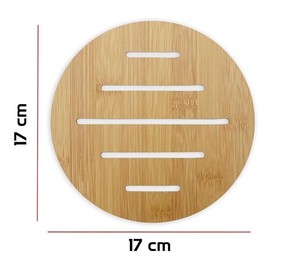 Posavasos de Bambú Ecológicos, Resistentes al Calor, para Ollas y Sartenes, para Mesa de Comedor y Cocina - Product Image 2
