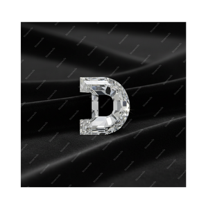 Diamantes Sueltos Sintéticos Cultivados en Laboratorio, Certificados por IGI, de 7.0 mm, Corte Fantasía, Forma de Letra D, Claridad E VVS-VS, HPHT CVD - Product Image 1
