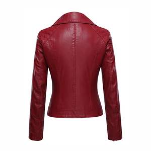 Low Price <b>Women</b> Leather <b>Jackets</b> For Ladies Fashion 2026 New Arrival Customized Logo Printing Genuine Leather <b>Women's</b> <b>Jackets</b> - Product Image 2