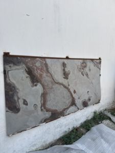 S White <b>Slate</b> Stone Veneer Flexible Wall Cladding Eco Friendly Lightweight Natural Stone Panel for Interior Exterior Hotel - Product Image 5