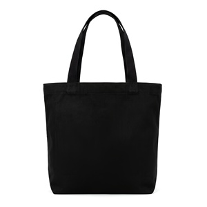 Bolsa de Mano de Lona de Algodón Ecológica y Moderna con Logotipo Personalizado y Patrón de Letras, con Cierre de Cremallera, para Compras, Viajes, Escuela - Product Image 4