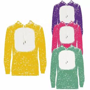 Spring and Autumn New Design 3D Blank Heat Transfer Sublimation Custom Hooded Sweatshirt <b>Tie</b> Dye 95% <b>Polyester</b> Casual Hoodie - Product Image 1