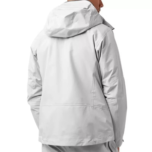 Premium Quality Canvas Waterproof Windbreaker <b>Quilted</b> Hooded Winter <b>Jacket</b> with Custom Logo OEM Service - Product Image 3