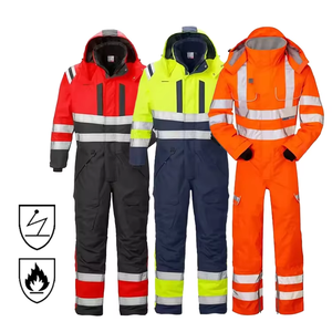Chaqueta de Seguridad Reflectante de Alta Visibilidad para Trabajo en Invierno, ANSI Clase 3, con Bolsillos, Diseño Impermeable, Poliéster, para Uso en Exteriores, Halex - Product Image 5