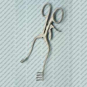 Rétracteur auto-serrant Weitlaner de qualité OR 6.5 avec rétracteur chirurgical à pointes émoussées 3×4, instrument orthopédique et chirurgical général - Product Image 3