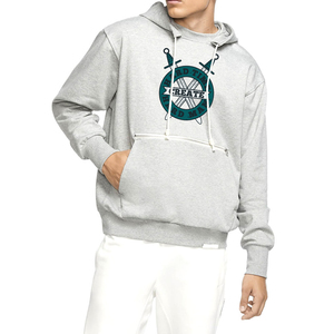 Sudaderas con capucha térmicas extragrandes con logo personalizado, hombros caídos, 100% algodón, sudaderas transpirables para hombre en venta - Product Image 1