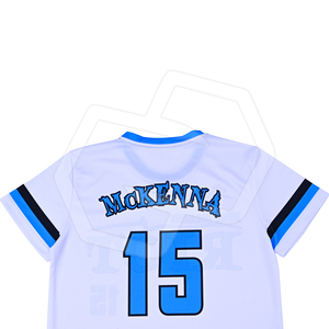 Camiseta de Béisbol al por Mayor para Hombre, Cuello Redondo, Manga Corta, Sublimada, Absorbe la Humedad, 100% Poliéster, Uniforme de Equipo para Adultos - Product Image 5